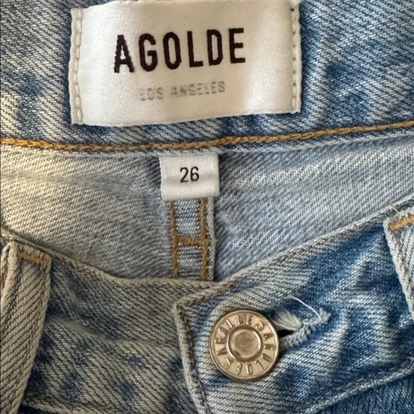 Agolde Riley Crop Denim - Picture 4 of 5